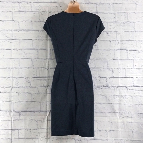 Banana Republic Gray Dress Sz 4 - Picture 3 of 4